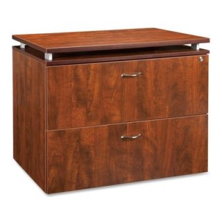 Lorell Two Drawer File Cabinet 68718 / 68719 Finish Cherry