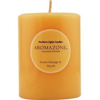 Sweet Orange And Myrrh Essential Blend 3x4 inch Pillar Candle