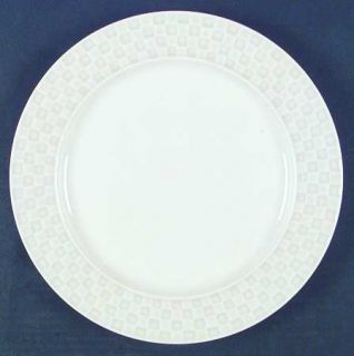 Nancy Calhoun Check Mates Oyster Dinner Plate, Fine China Dinnerware   All Off W
