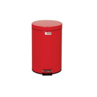 Rubbermaid Medi Can Step On Can   3 1/2  Gallon Capacity   Red   Red