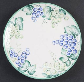 Corning Grape Bower Salad Plate, Fine China Dinnerware   Corning Designs,Purple&