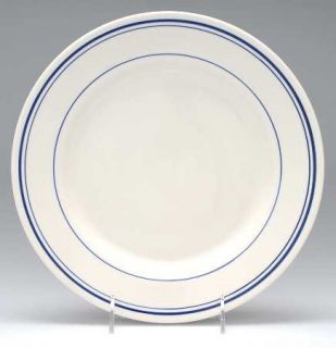 Lynns China Blue Band (Blue Rings) Dinner Plate, Fine China Dinnerware   Stonew