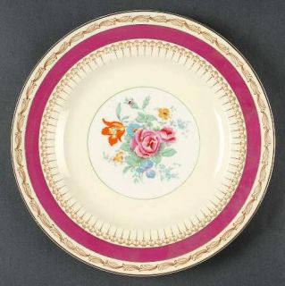 Alfred Meakin Saracen Luncheon Plate, Fine China Dinnerware   Multimotif,Tan Scr
