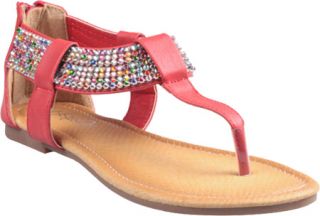 Womens Westbuitti Maddy 4   Red Thong Sandals