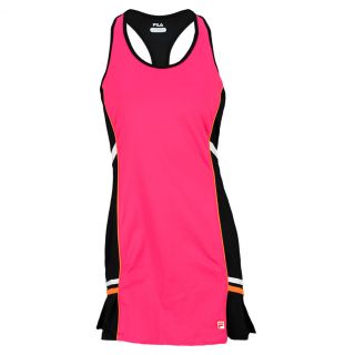 Fila Women`s Baseline Tennis Dress Small Pink