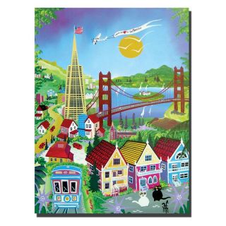 Trademark Global Inc San Francisco Wall Art by Herbert Hofer Multicolor   HH014 