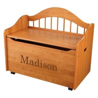 Kidkraft Limited Edition Personalised Honey Toy Box   Brown Madison