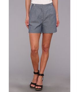 Fred Perry High Waisted Chambray Short Womens Shorts (Multi)