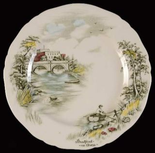 Alfred Meakin English Bridges Multicolor Bread & Butter Plate, Fine China Dinner
