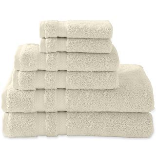 Royal Velvet Pure Perfection 6 pc. Bath Towel Set, Ivory