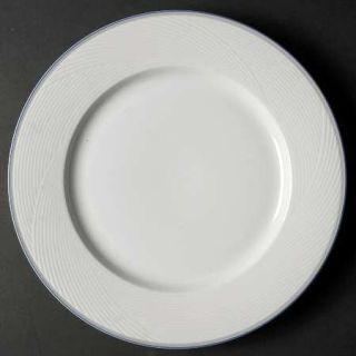 Dansk Damask Blue 12 Chop Plate/Round Platter, Fine China Dinnerware   Tapestri