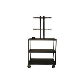 Vutec 27   42 Flat Panel Cart with 4 Outlets   44 Adjustable Height 01 VFPC