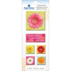 Paper House Canvas Sticker  Daisies