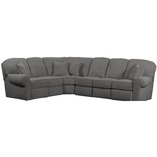 Madison 4 pc. Reclining Sectional, Granite
