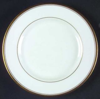 Haviland Oxford Bread & Butter Plate, Fine China Dinnerware   New York, Gold Tri
