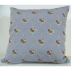 Henny Penny Blue Decorative Pillow