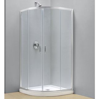 Dreamline Prime 31 3/8 X 31 3/8 Frameless Clear Glass Sliding Shower Enclosure (Tempered glass, aluminumOptional SlimLine shower base and backwalls available Intended use IndoorTempered glass ANSI certifiedAssembly requiredProduct Warranty Limited 5 (fi