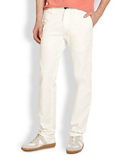 Paul Smith Jeans White Tapered Trousers   White