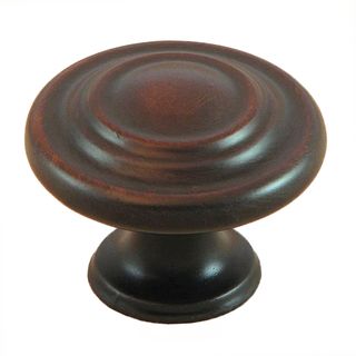 Stone Mill Oil Rubbed Bronze 3 ring Cabinet Knobs (pack Of 25)