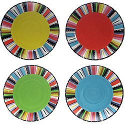 Certified International Santa Fe 10.75 inch Dinner Plates (set Of 4) (CeramicNot microwave safe or oven safeCare instructions Dishwasher safeDimensions 5.5 inches high x 10.75 inches in diameterSet of four (4))