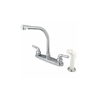 Elements of Design EB751 Magellan Two Handle Centerset Kitchen Faucet With Spray