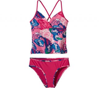 Girls Patagonia Tankini 62545   Butterfly Wings/Cosmo Pink Bathing Suits