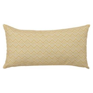 Threshold Outdoor Lumbar Pillow   Gold Diamond