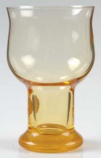Lenox Clarion Yellow Water Goblet   Yellow