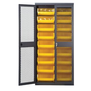 Quantum Mesh Safe View Storage Cabinet with Ultra Size Bins MESH XXX