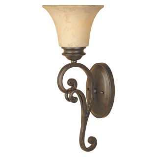 Designers Fountain 81801 Mendocino Wall Sconce in Forged Sienna Finish