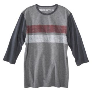 Mossimo Supply Co. Mens Football Tee Shirt   Gray XXL