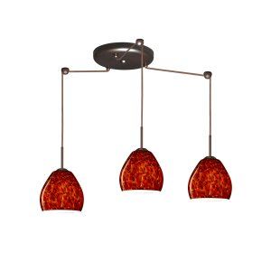 Besa Lighting BEL 3BC 412241 BR Bolla Pendant