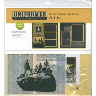 U.s. Army 2 Page Layout 12x12