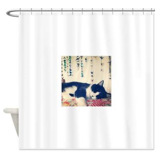  Cat Nap  Shower Curtain  Use code FREECART at Checkout