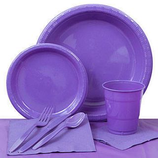 Purple Plastic Party Pack