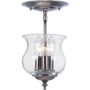 Crystorama Lighting CRY 5715 PW Ascott Semi Flush