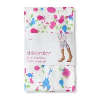 Xhilaration Girls Seamless Splatter Capris Legging   Multicolor S/M