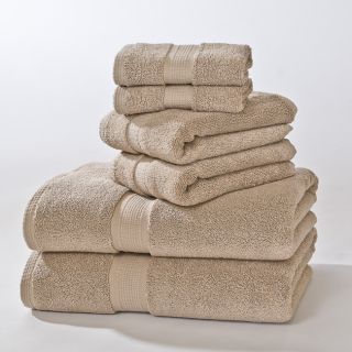 Calcot Supima Cotton Zero Twist 6 piece Towel Set