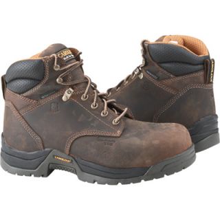 Carolina Waterproof Safety Toe Work Boot   6in., Size 7 1/2 Wide, Model# CA5520