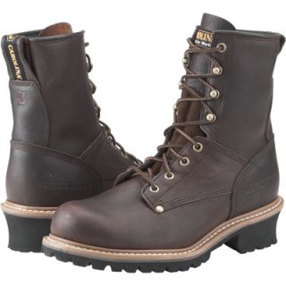 Carolina Logger Boot   8in., Size 8 1/2, Brown, Model# 821