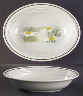 Royal Doulton Daisyfield 10 Oval Vegetable Bowl, Fine China Dinnerware   Lambet