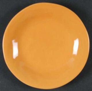 222 Fifth (PTS) Milano Orange Salad Plate, Fine China Dinnerware   All Orange,Un