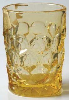 Imperial Glass Ohio Provincial Yellow 6 Oz Flat Tumbler   Stem #1506, Yellow