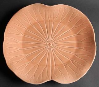 Metlox   Poppytrail   Vernon Lotus Peach/Apricot 15 Oval Serving Platter, Fine