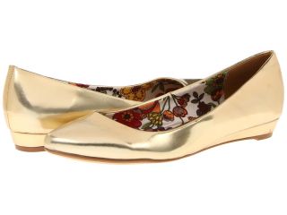 2 Lips Too Sliver Womens Flat Shoes (Gold)