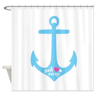  Sail Away Anchor Shower Curtain  Use code FREECART at Checkout