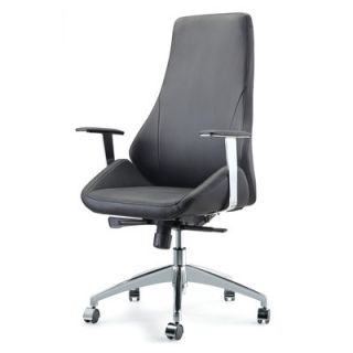 Pastel Furniture Canjun Executive Office Chair CJ 164 CH AL Color Black