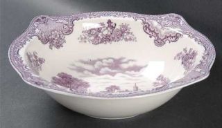 Johnson Brothers Old Britain Castles Lavender (Not Ribbed 8 Round Vegetable Bow