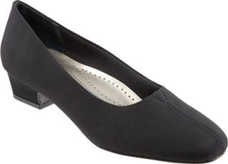 Womens Trotters Doris   Black Micro Casual Shoes