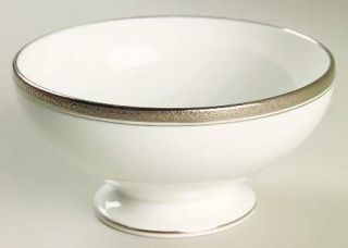 Coalport Elite Platinum Open Sugar Bowl, Fine China Dinnerware   Rim Shape, Plat